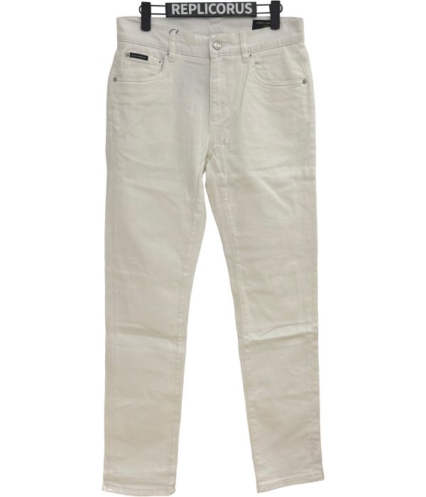 Dolce & Gabbana – White Skinny – Denim Jeans