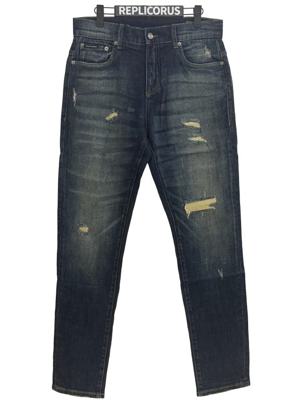 Dolce & Gabbana – Dark Vintage Loose Jeans