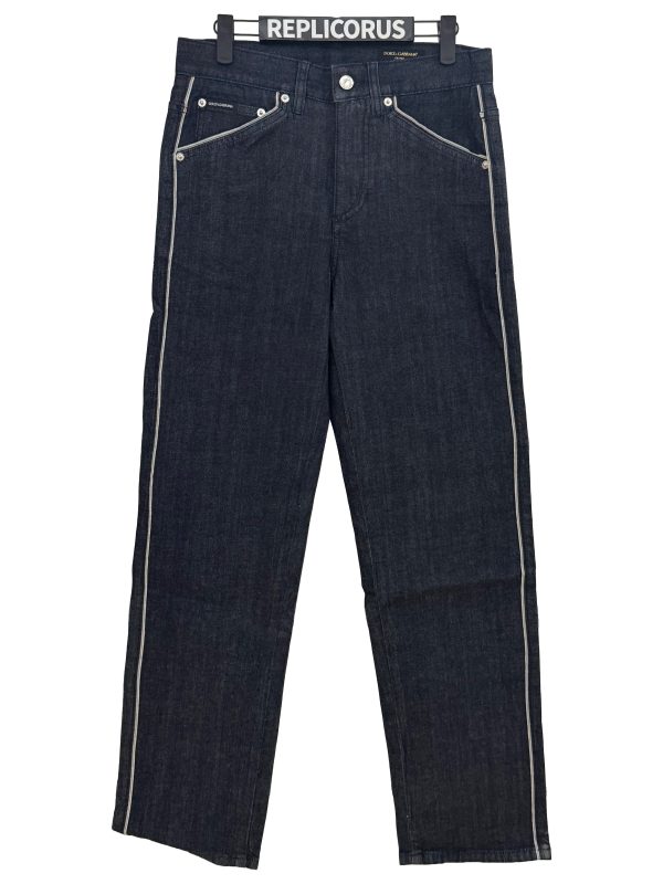 Dolce & Gabbana – Dark Indigo Loose Jeans