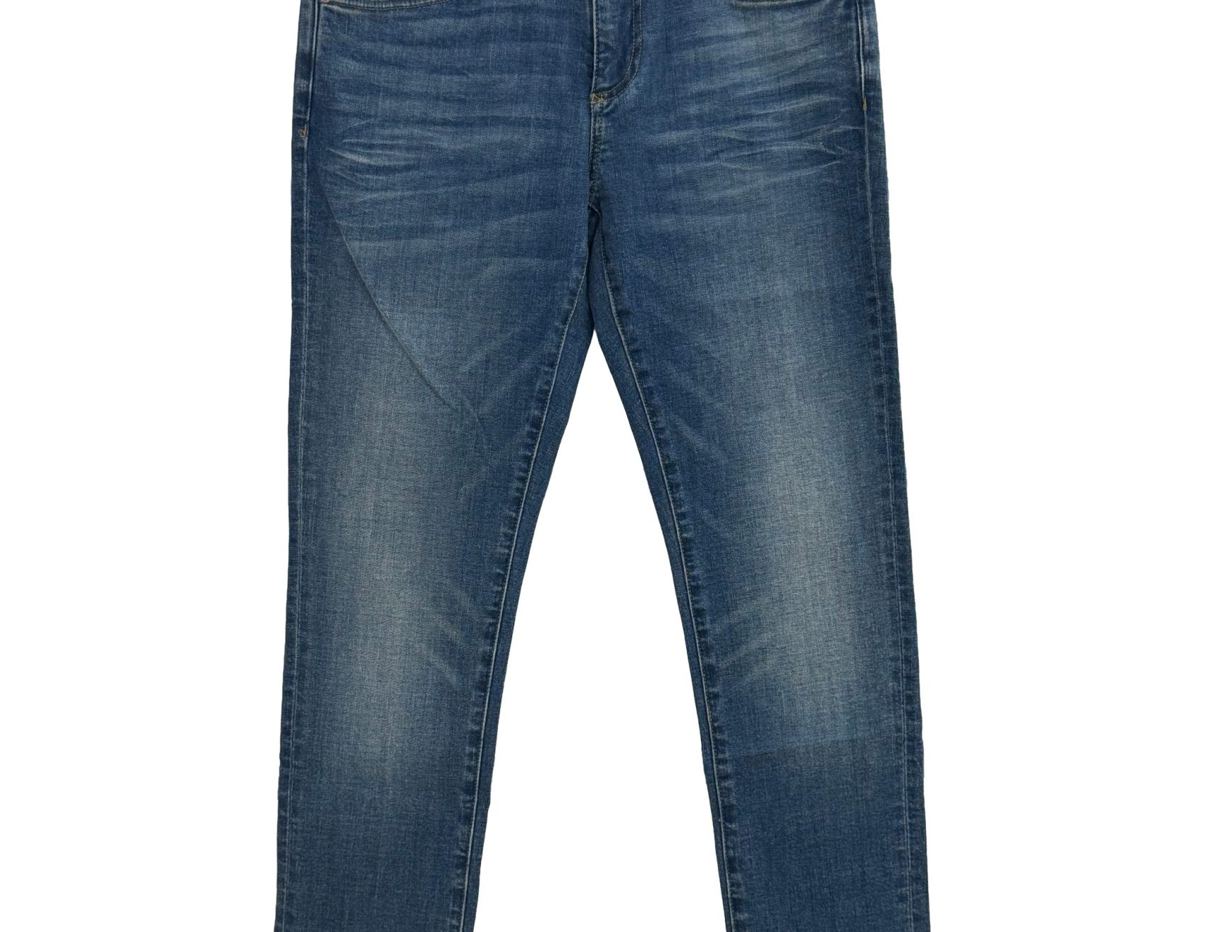 Dolce & Gabbana – Mid-Blue Frayed Skinny – Denim Jeans