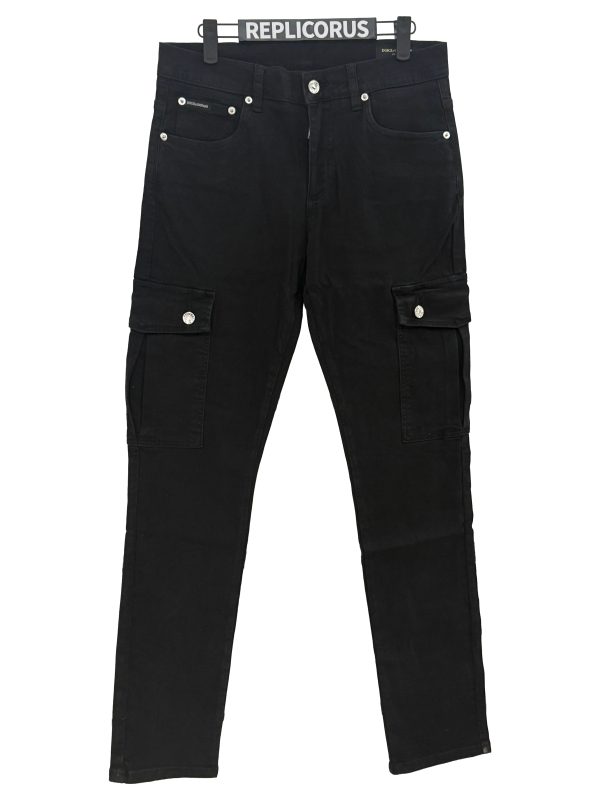Dolce & Gabbana – Black Cargo Skinny Jeans