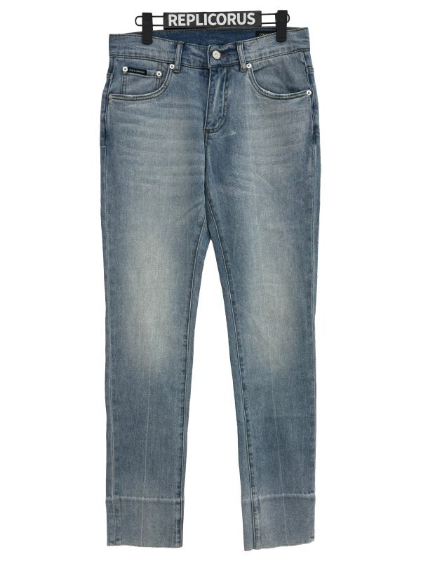 Dolce & Gabbana – Light Blue Faded Jeans