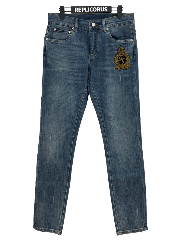 Dolce & Gabbana – Medium Blue Skinny Jeans