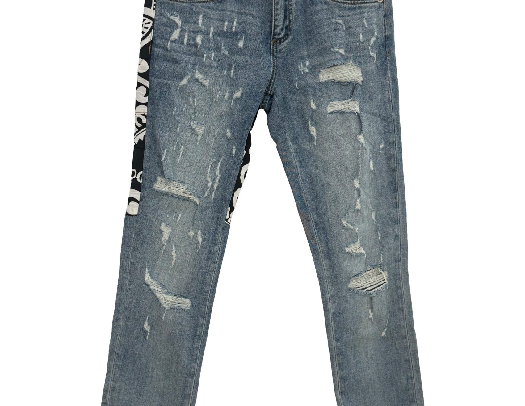 Dolce & Gabbana – Patchwork Distressed Skinny – Denim Jeans