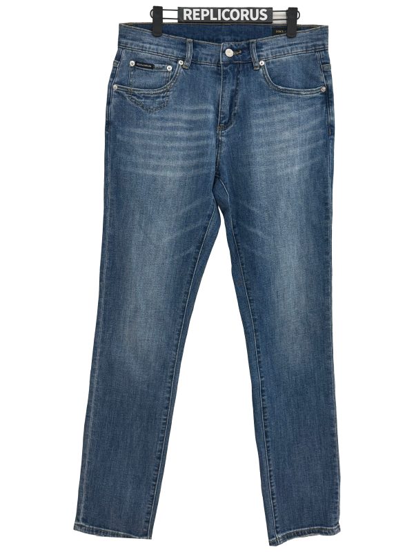 Dolce & Gabbana – Medium Blue Skinny Jeans