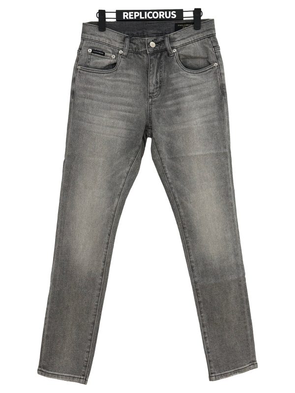 Dolce & Gabbana – Grey Vintage Skinny Jeans