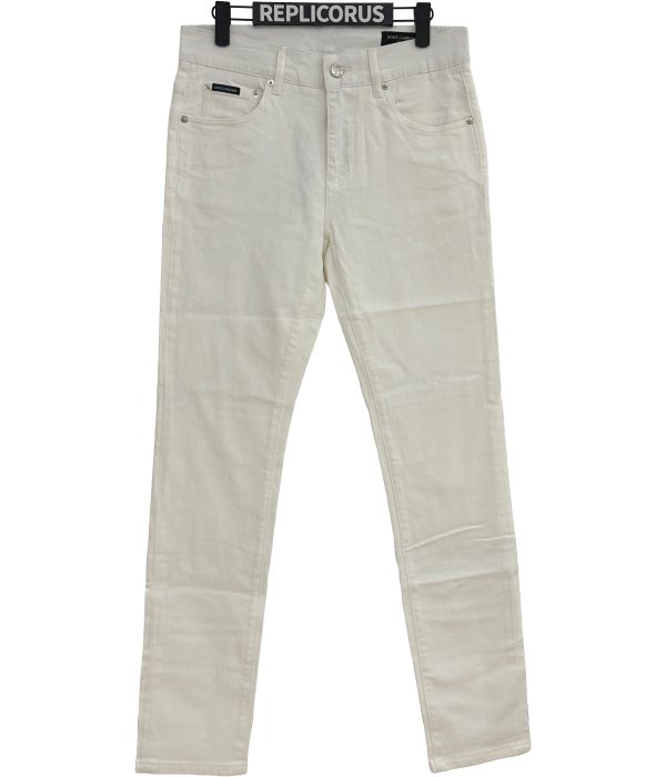 Dolce & Gabbana – White Skinny – Denim Jeans