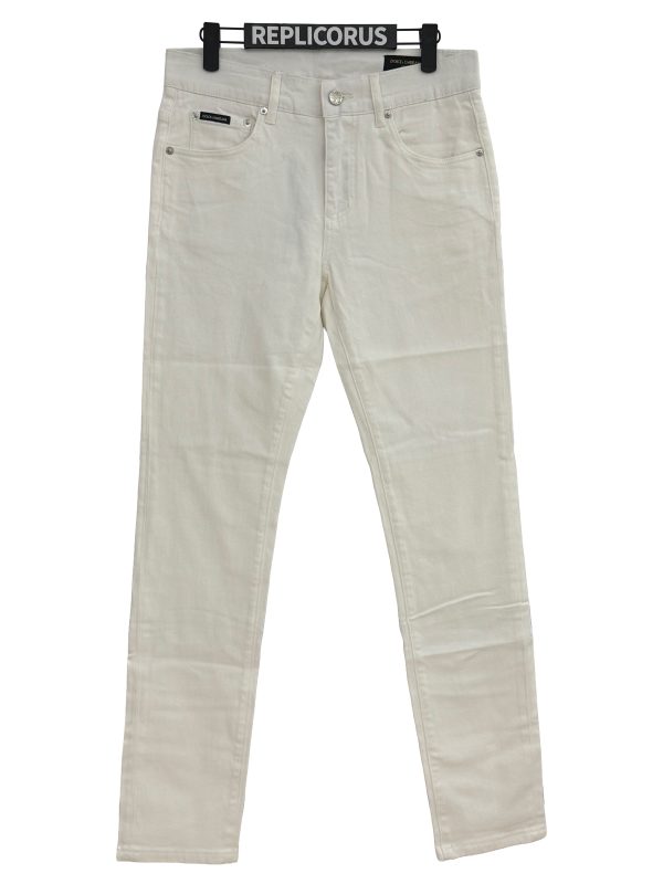 Dolce & Gabbana – White Skinny Jeans
