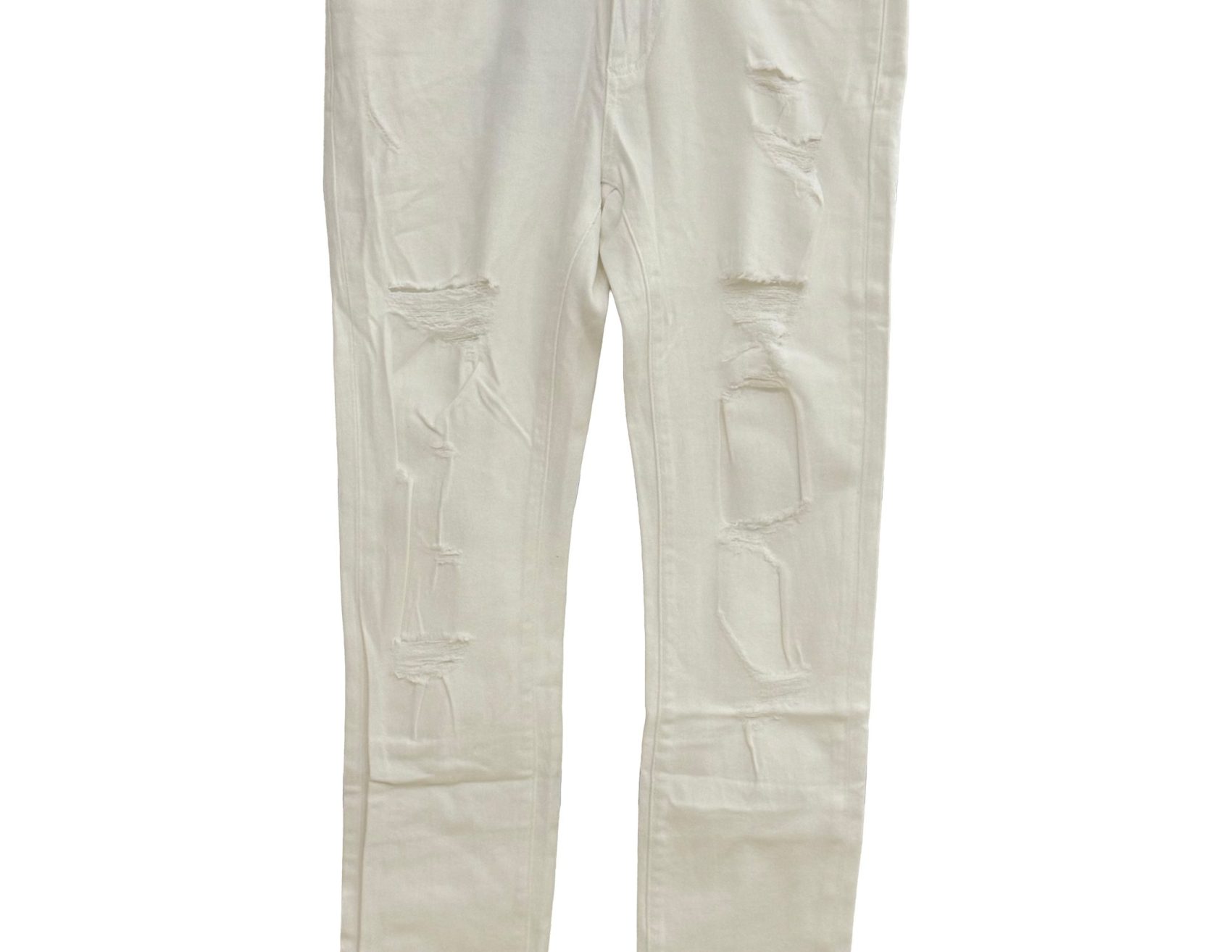 Dolce & Gabbana – White Distressed Skinny – Denim Jeans