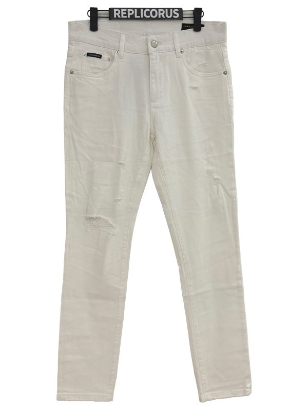 Dolce & Gabbana – White Skinny Jeans