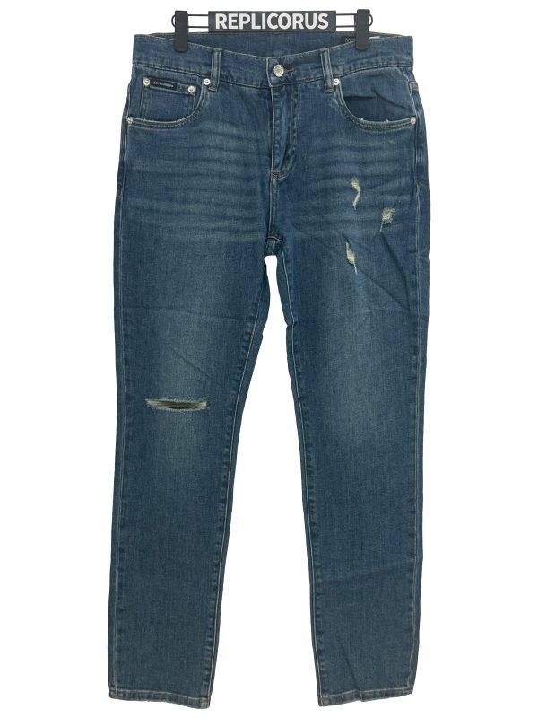 Dolce & Gabbana – Medium Blue Slim Jeans