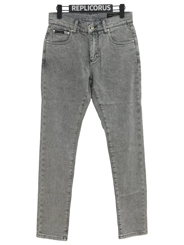 Dolce & Gabbana – Light Grey Slim Jeans