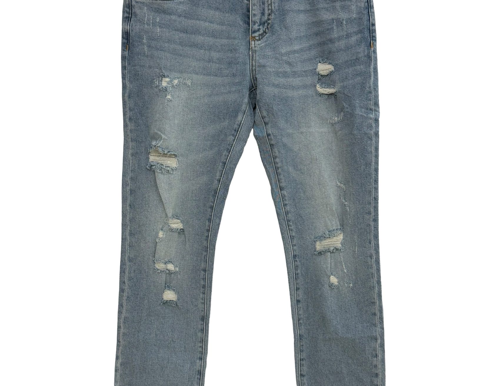 Dolce & Gabbana – Light-Wash Distressed Slim – Denim Jeans