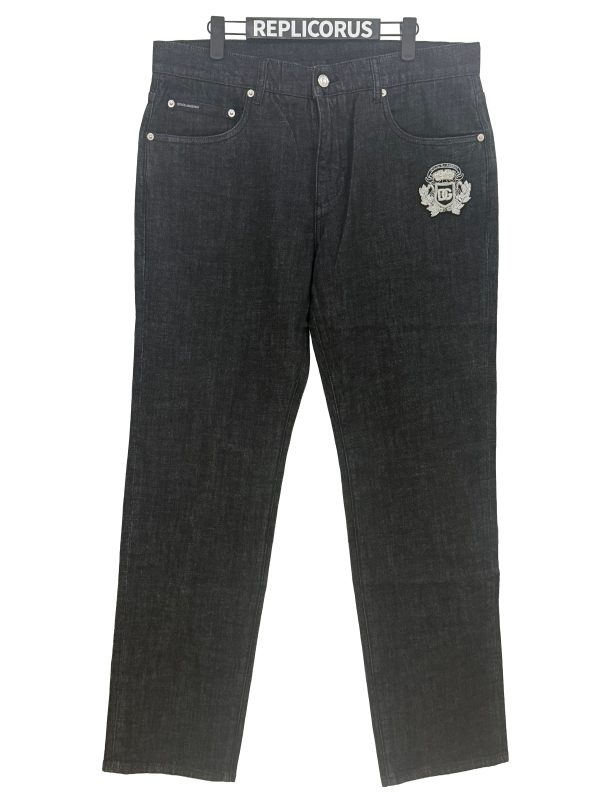 Dolce & Gabbana – Dark Grey Classic Jeans