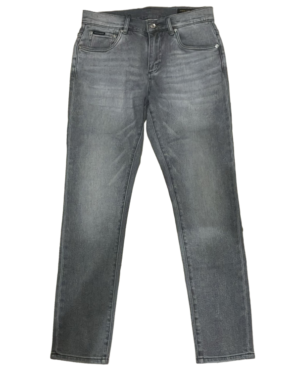 Dolce & Gabbana - Slim-Fit Grey Wash Jeans with Metal Logo Plate
