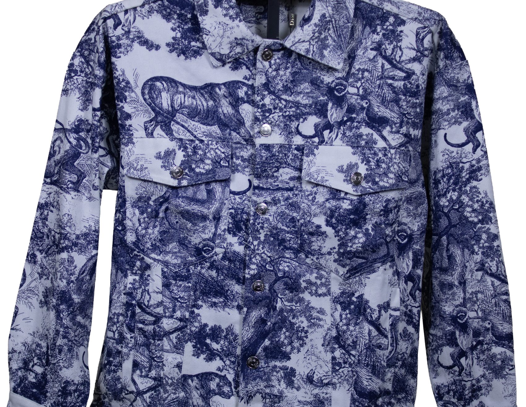 Christian Dior – Blue & White Toile de Jouy – Denim Jacket