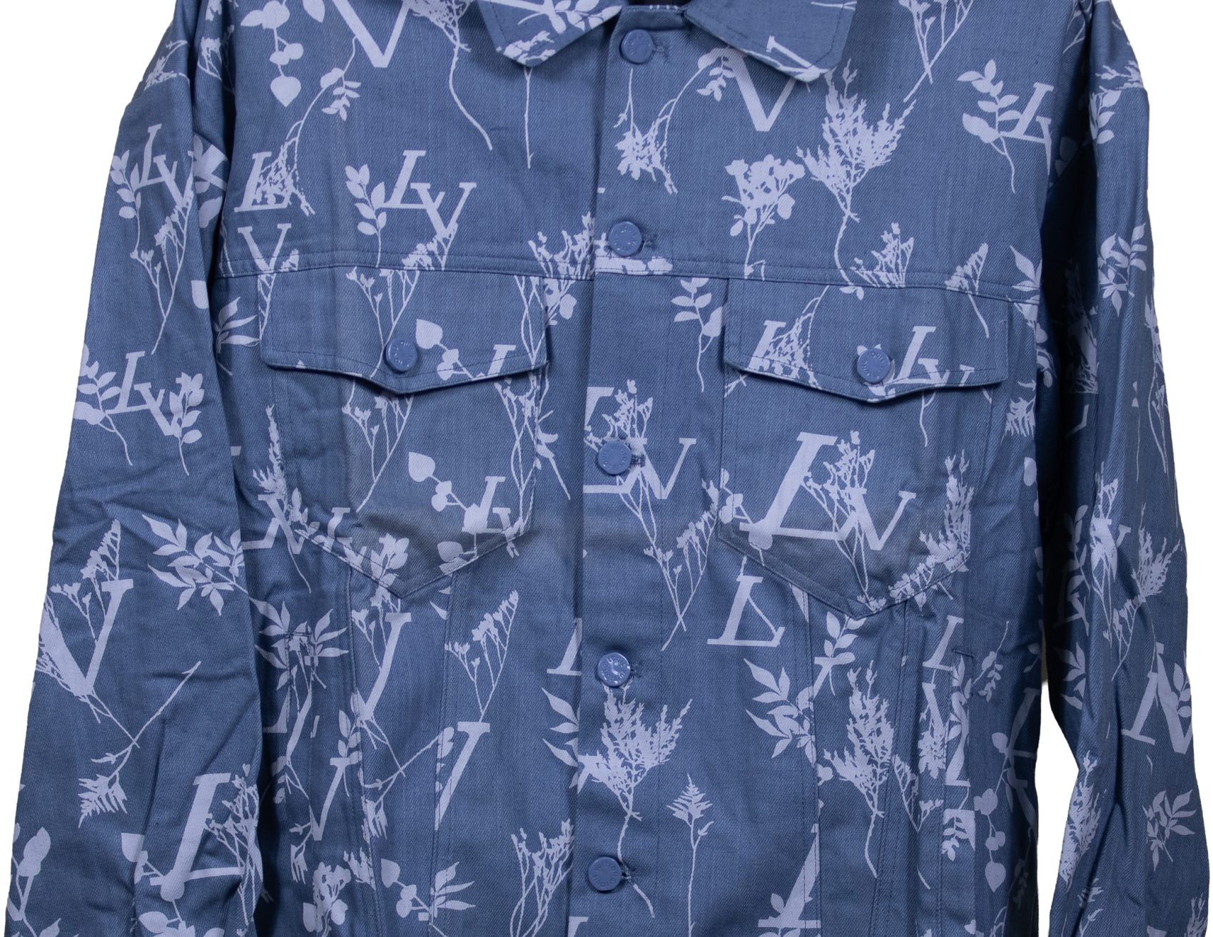 Louis Vuitton – Blue Floral Monogram – Denim Jacket