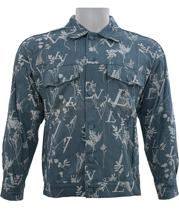 Louis Vuitton – Blue Floral Monogram – Denim Jacket