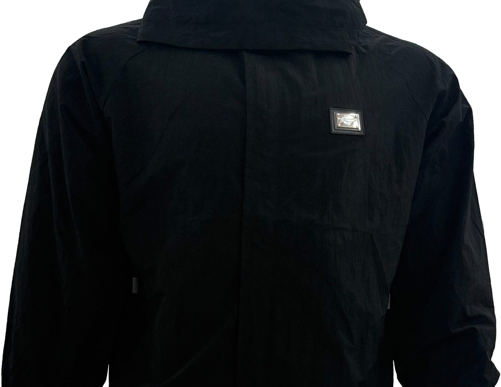 Dolce & Gabbana – Black Lightweight Hooded – Jacket