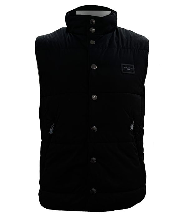 Dolce & Gabbana – Black Padded Winter Gilet