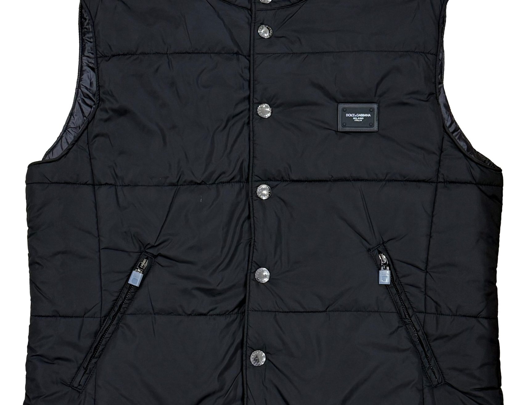 Dolce & Gabbana –  Black Padded – Gilet