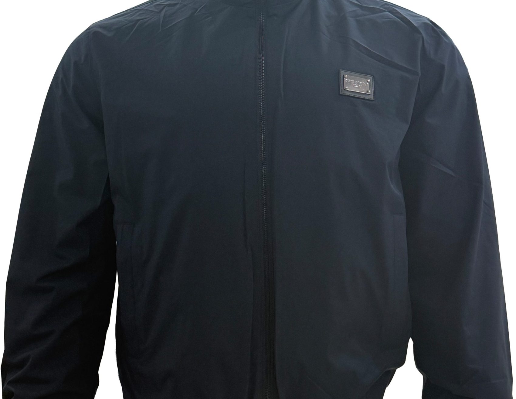 Dolce & Gabbana – Dark Blue Stand-Collar – Jacket