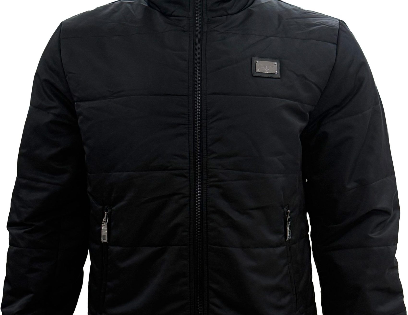 Dolce & Gabbana – Black Winter Stand-Collar – Jacket